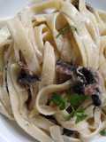 Tagliatelle with Cream and Mushrooms