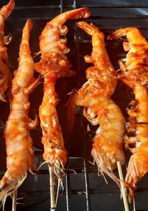 Foto resep Udang bakar cabe