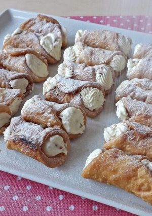 O poză a rețetei Mini-Cannoli cu mascarpone.
