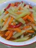 Tumis Labu jipang plus wortel