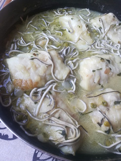 Una foto de Merluza en salsa