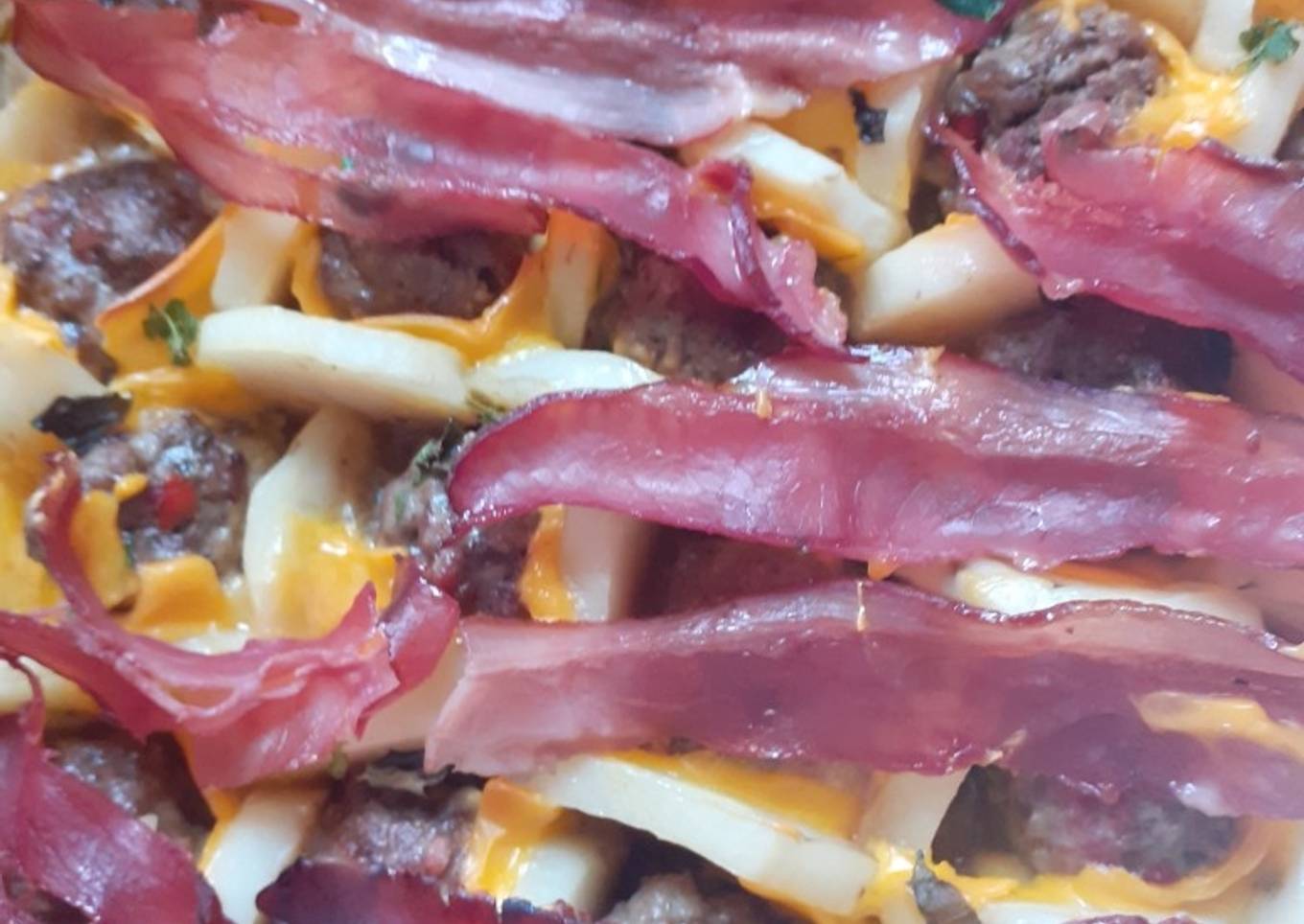 Albóndigas al horno con papas