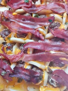Una foto de Albóndigas al horno con papas