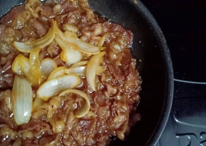 Langkah Mudah untuk Menyiapkan Beef Bowl ala Yashinoya Mudah Murah Enak Anti Gagal