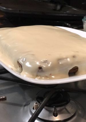 Una foto de Cobertura de queso Philadelphia