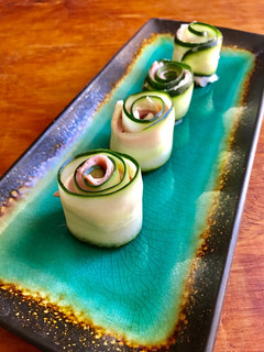 Una foto de Rollitos de pepino 🥒