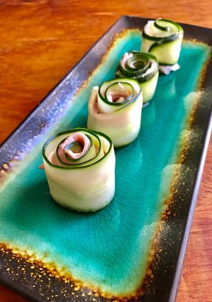 Una foto de Rollitos de pepino 🥒