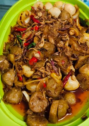 Foto resep Tumis bakso puyuh