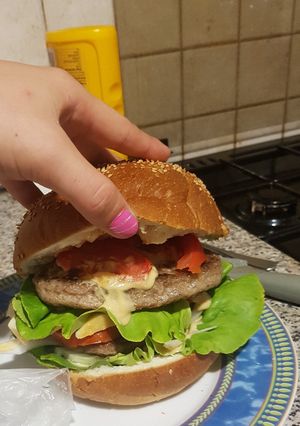 Hamburger recept fotója