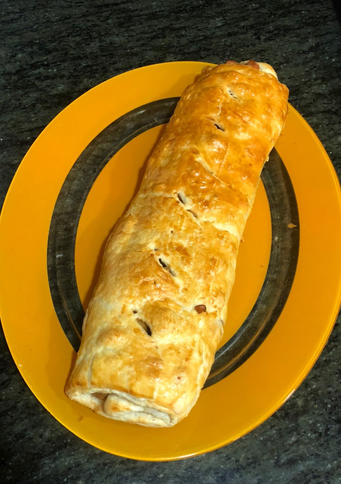Una foto de Rollo de hojaldre y frutos secos