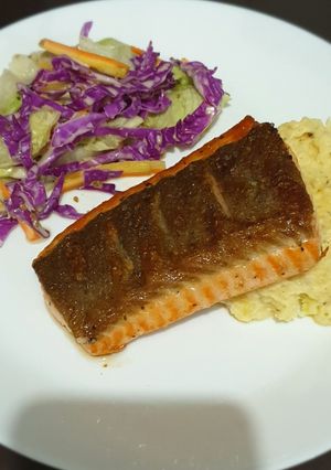 Foto resep Pan Fried Salmon