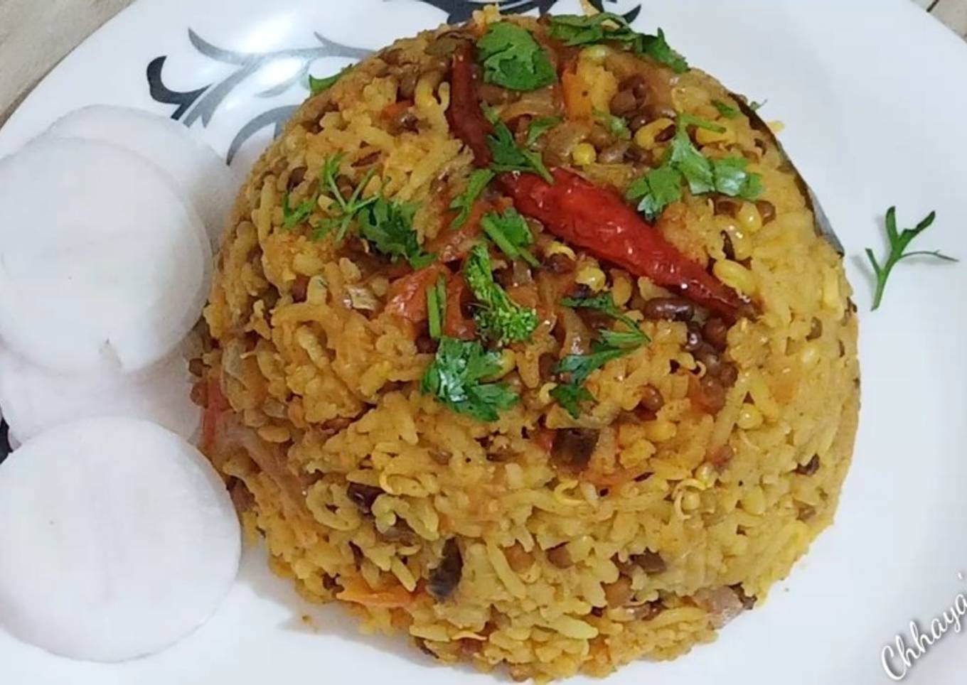 Healthy & Tasty Moong Sprouts Pulao/ Rich Protein Sprouts Pulao