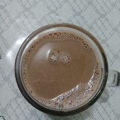 A picture of Homemade hot cocoa.