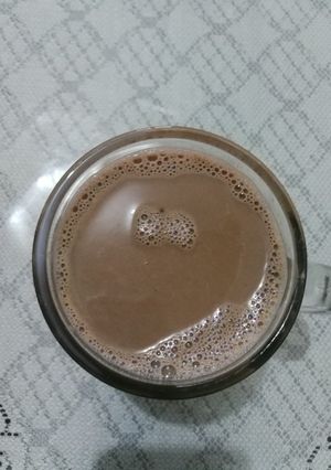 A picture of Homemade hot cocoa.