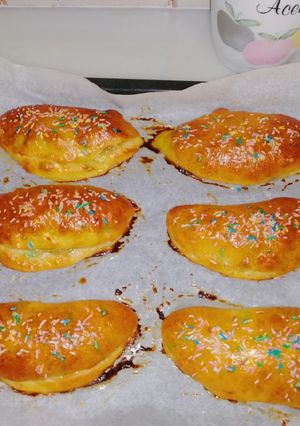 Una foto de Pastizos con masa de mona!