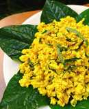 Đậu hũ xào nghệ lá lốt