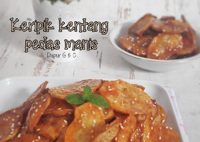 Resep Keripik Kentang Pedas Manis Oleh Dapur G And C Cookpad