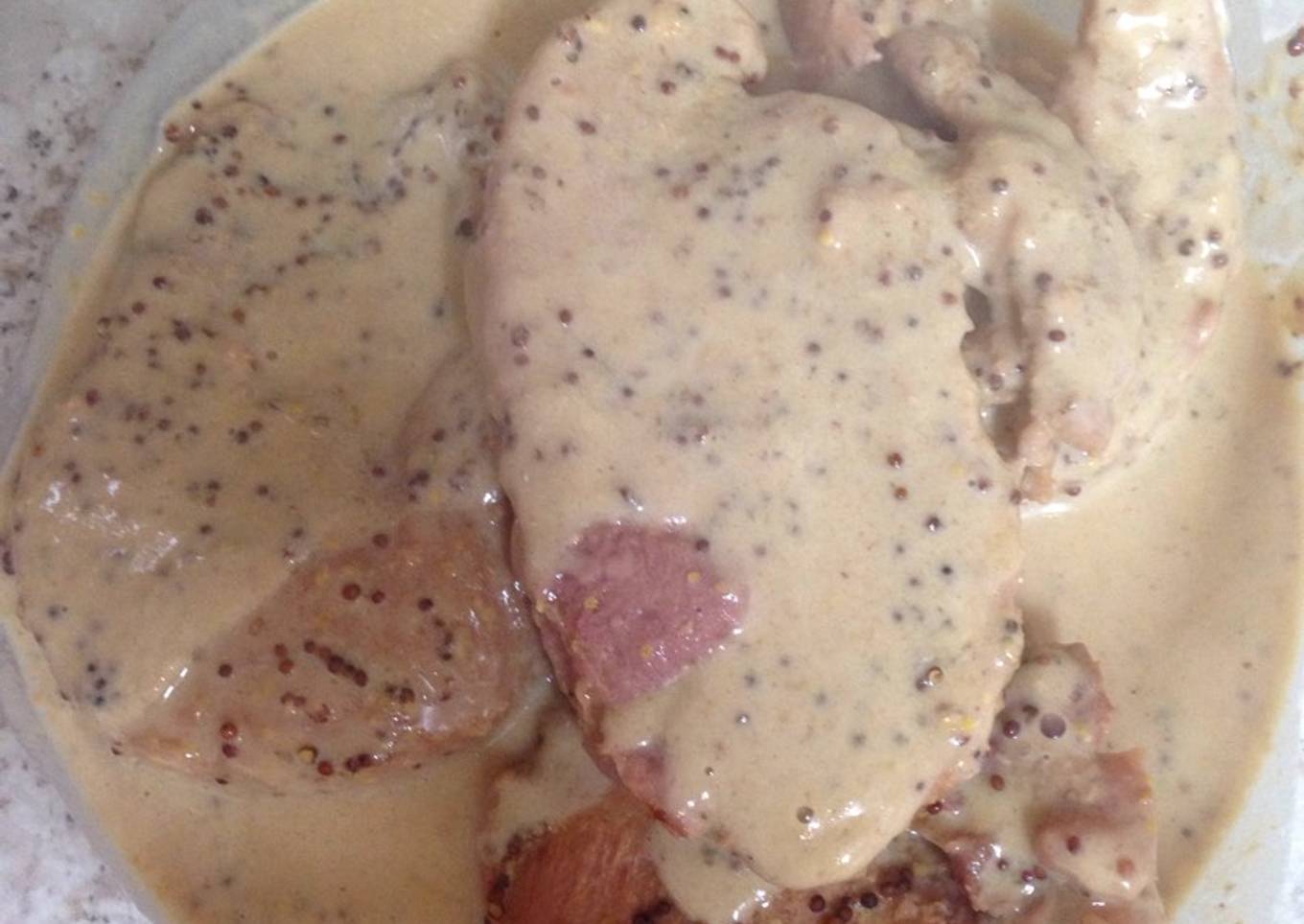 Mustard Pork Steaks