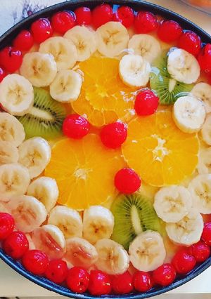 Gyümölcstorta recept fotója