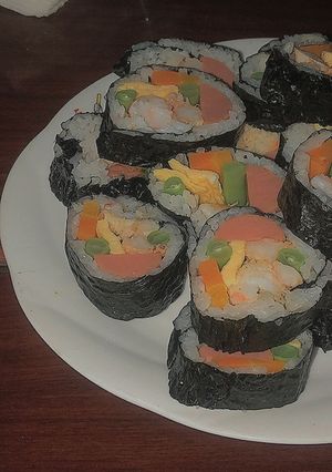 Hình của món Kimbap tadaa ^^.