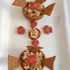 A picture of Sabudana Salad in Edible Bowl.