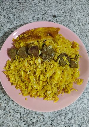عکسی از دستور کلم پلو شیرازی