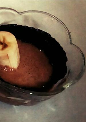 A picture of Winter Jaggery hot chocolate banana smoothie.
