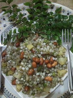 ग्रीन साबुदाना खिचड़ी (Green sabudana khichdi recipe in hindi) रेसिपी मुख्य फोटो