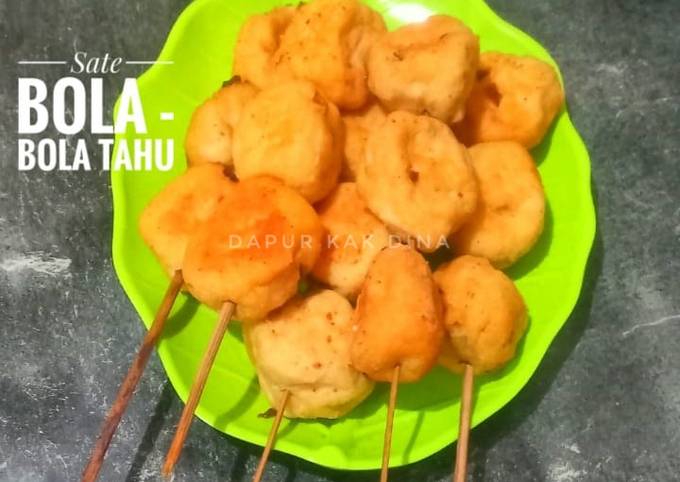 Resep Sate Bola Bola Tahu 27 Oleh Dapur Kak Dina Cookpad