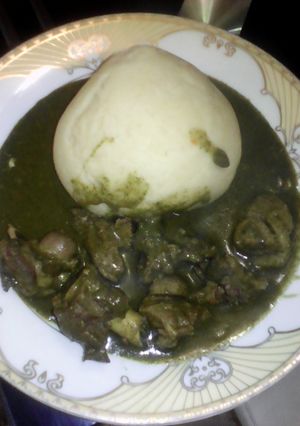 A picture of Tuwon semo miyan kuka.