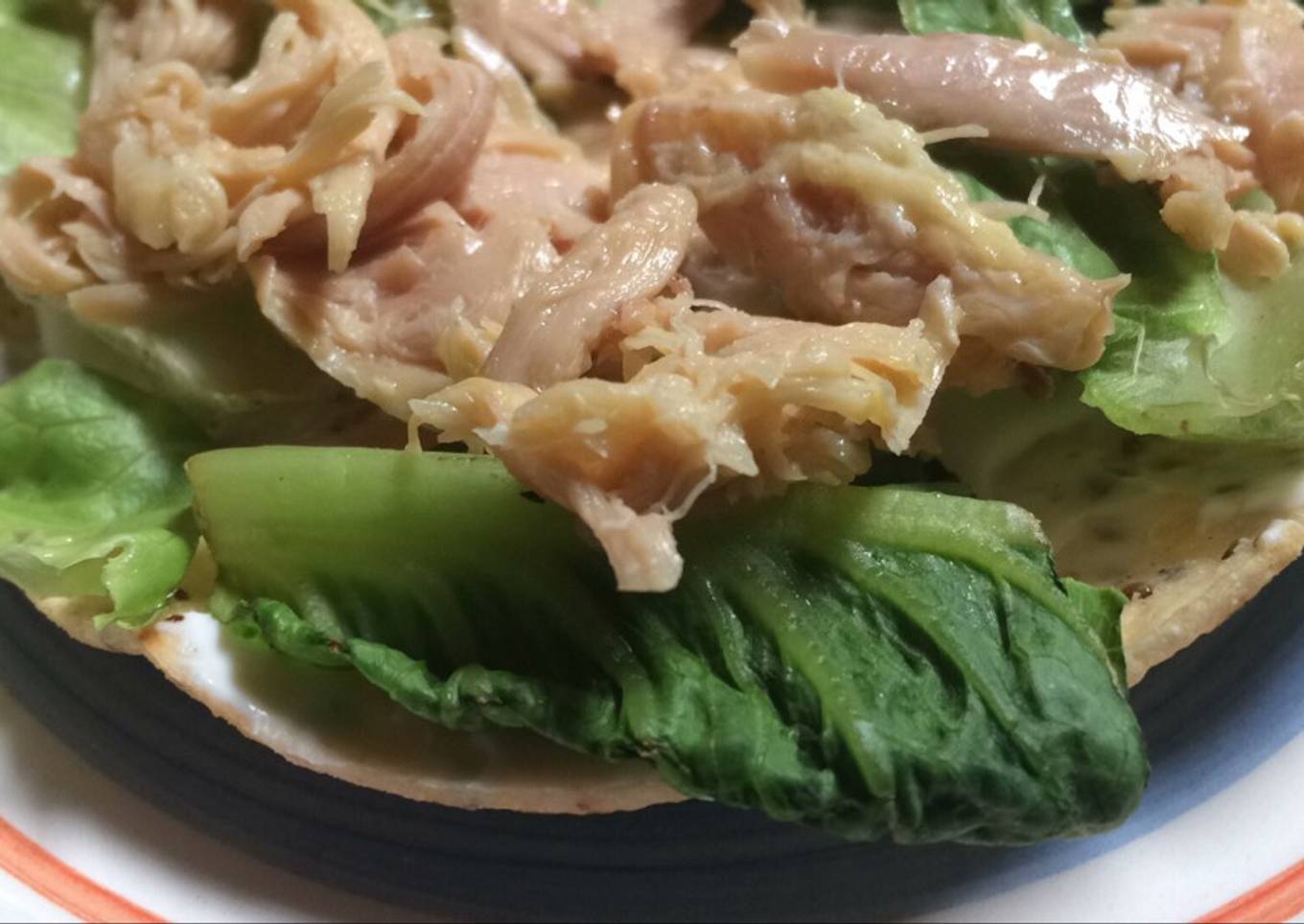 Tostadas con garbanzo