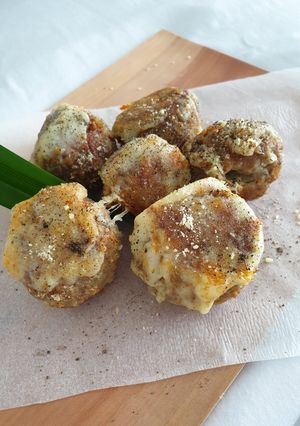 Foto resep Mozarella black pepper beef ball