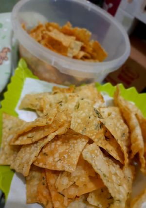Foto resep Keripik Bawang mudah
