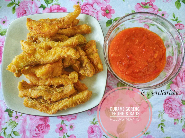 Yuk intip, Bagaimana cara memasak Gurame Goreng Tepung &amp;amp; Saos Pedas Manis dijamin enak