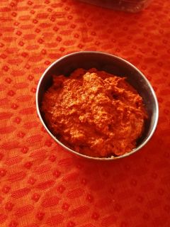 लाल मिर्च की चटनी(Lal mirch ki chutney recipe in hindi) रेसिपी मुख्य फोटो
