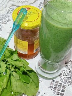 صورة لوصفة عصير الجرجير باللبن 😋👌