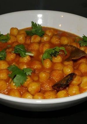 A picture of Channa Masala.