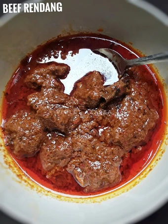 Cara Mudah Membikin Resep Rendang Daging Sapi ala Mamah Violet Azalea yang Lezat Anti Ribet, Menggugah Selera