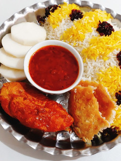 عکسی از دستور زرشک پلو با مرغ