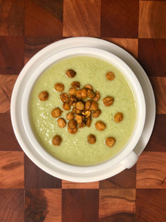 Una foto de Crema de zapallo italiano light (calabacín o zucchini)