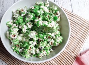 Foto resep Popcorn rasa pandan