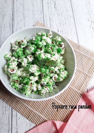Foto resep Popcorn rasa pandan