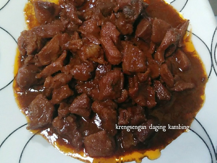 Cara Gampang Menyiapkan Krengsengan daging kambing, Lezat