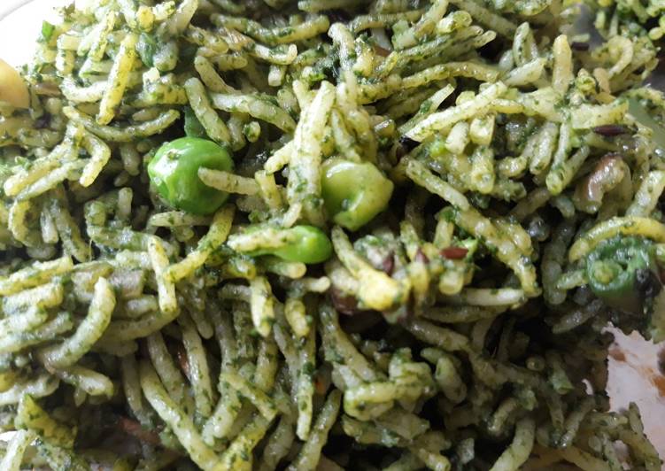 Recipe of Perfect Green Rice for Kids
