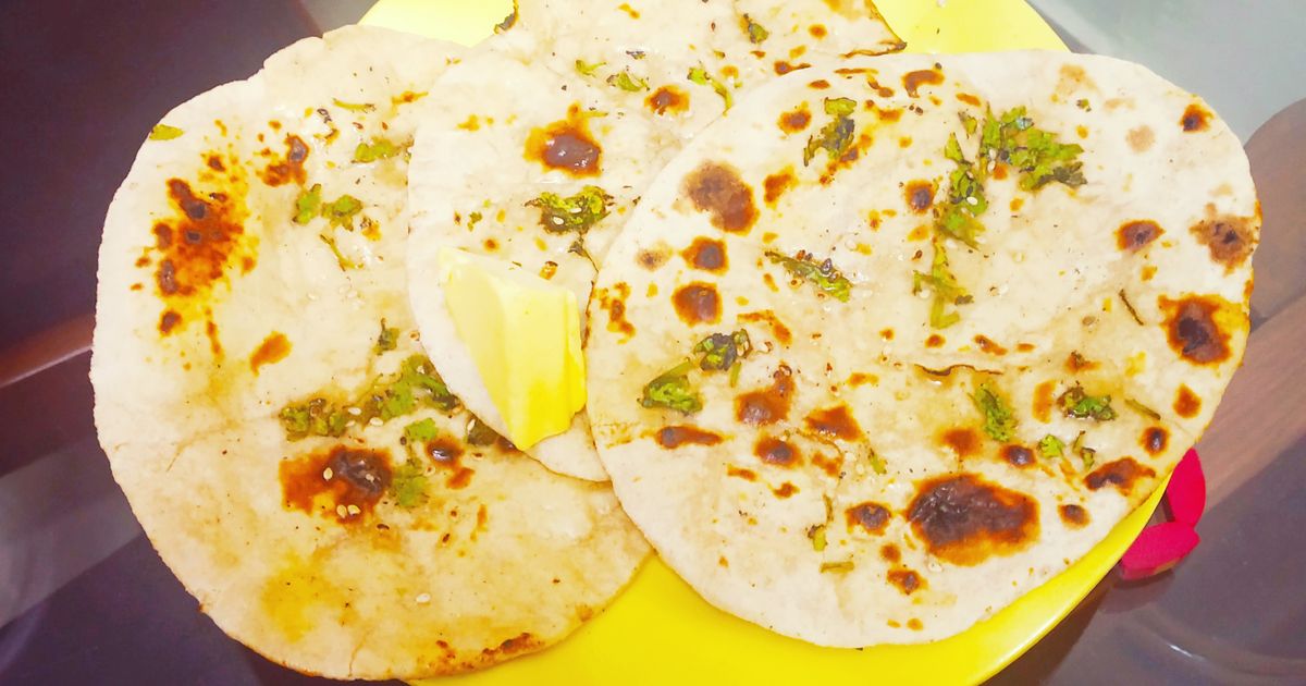 बटर नान रोटी (Butter Nan Roti Recipe In Hindi) रेसिपी बनाने की विधि in ...