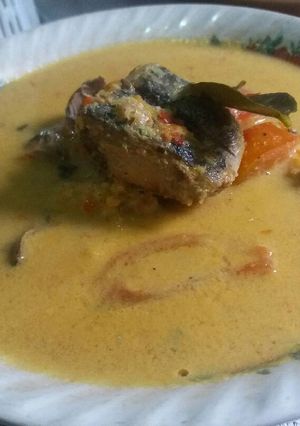 Foto resep Ikan asap (tuna) kuah santan