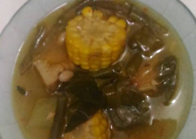 Sayur "runtah" alias sayur asem