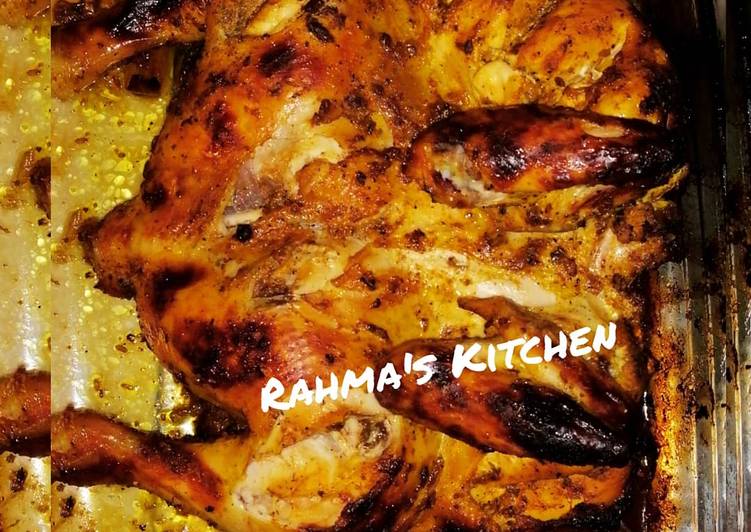 SPICY OVEN BAKED WHOLE CHICKEN. ππ