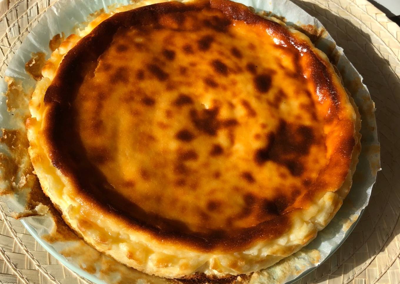 Tarta de queso estilo “La Viña”