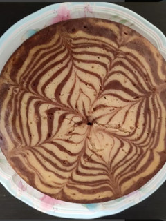 A picture of Zebra cake.